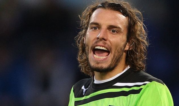 Federico Marchetti playing for Lazio