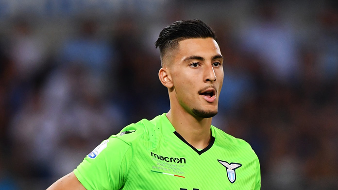 Thomas Strakosha of Lazio