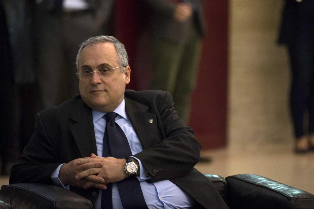 Lazio President Claudio Lotito