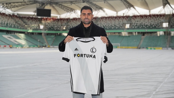 Mauricio of Lazio, playing for Legia Warsaw this season, Source- Legia Warszawa Official Website