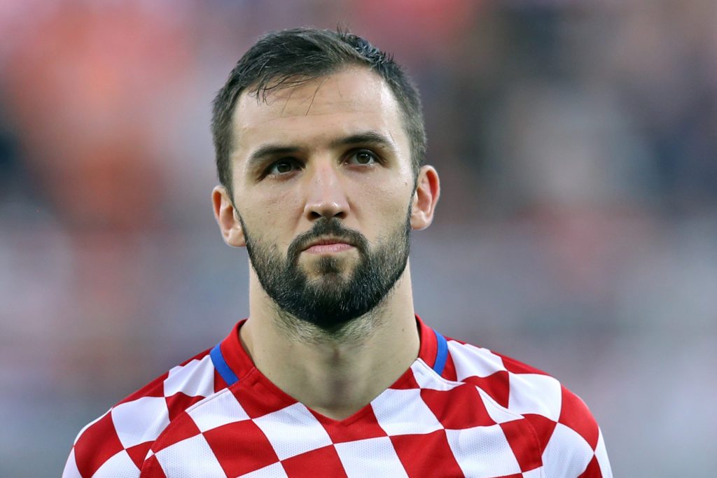 Milan Badelj playing for his home nation of Croatia, Source- SempreInter