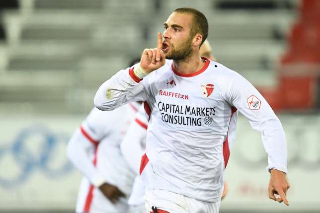 Pajtim Kasami playing for FC Sion in the Swiss Premier League, Source- Blick