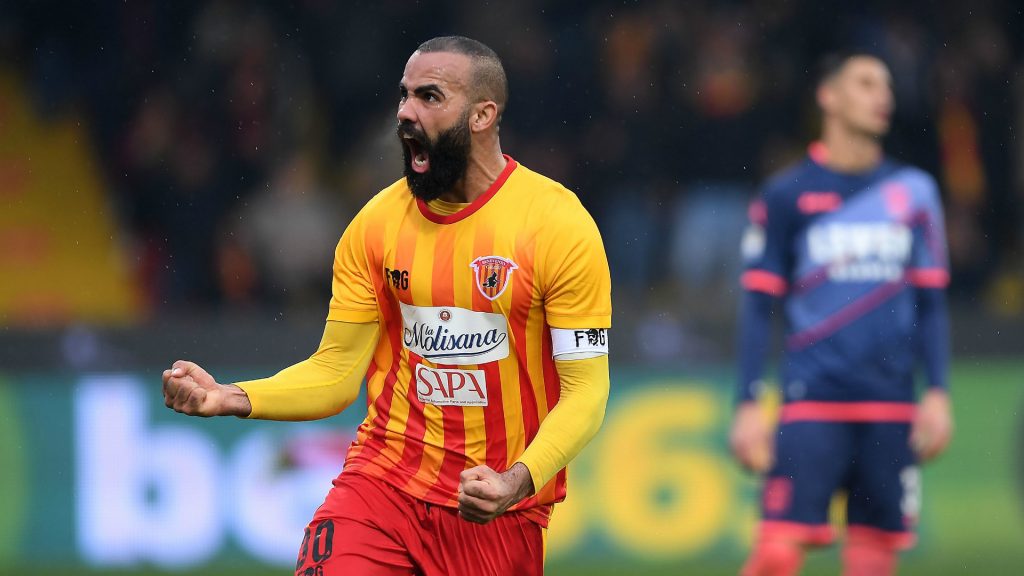 Sandro playing for Benevento, Source- kohajone.com