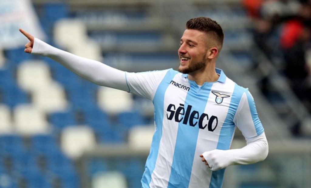 Serbian Milinkovic-Savic of Lazio, Source- DailyMail