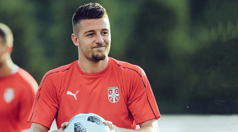 Sergej Milinkovic-Savic playing for Serbia, Source: Getty Images
