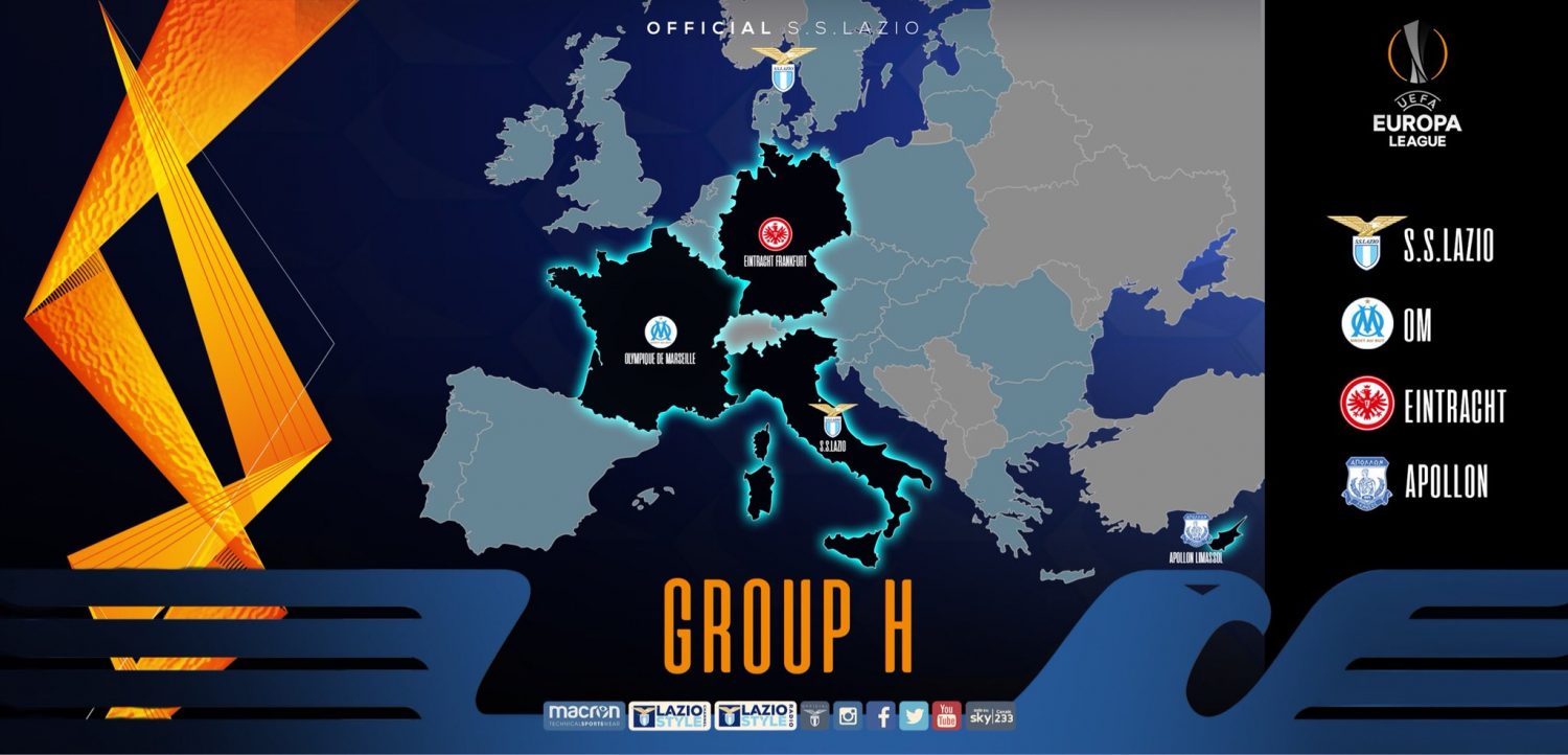 UEFA Europe League Group H, Source- Official S.S.Lazio and UEFA