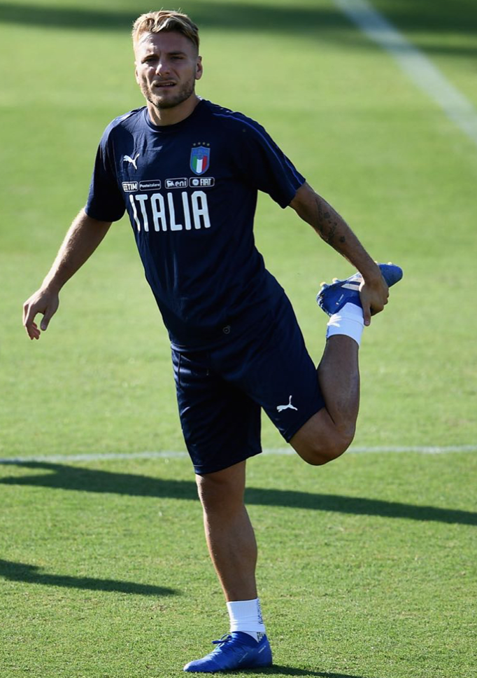Ciro Immobile with Italy, Source- Instagram