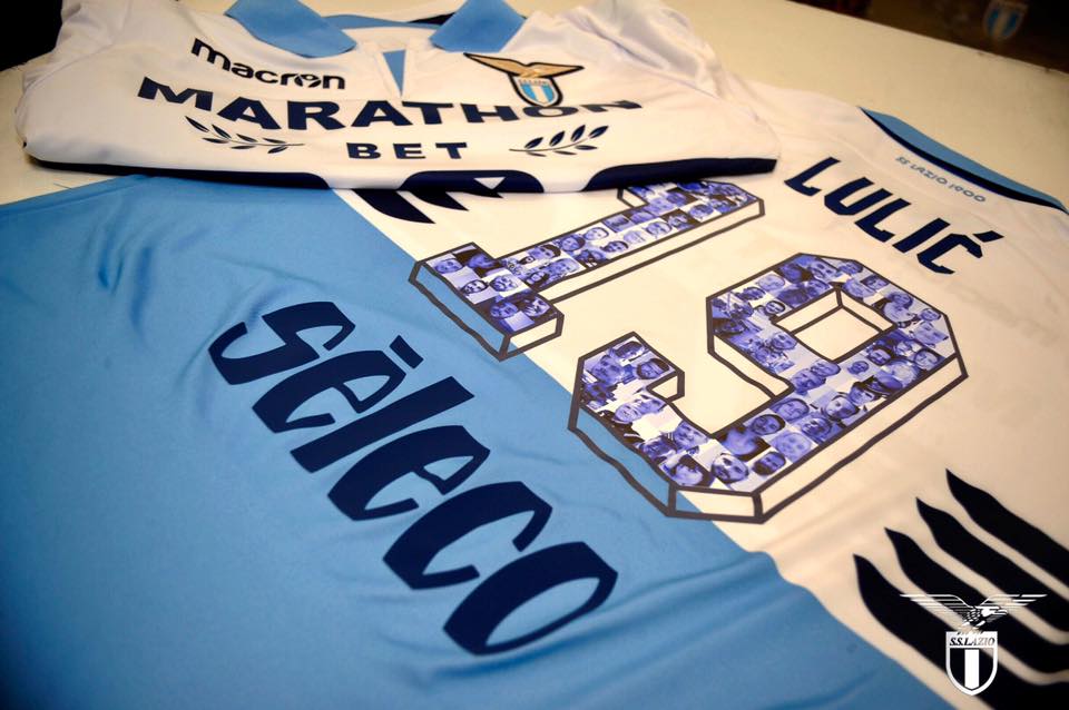 Customized Lazio jerseys for Lazio vs Inter