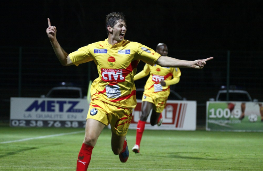Emiliano Sala playing for US Orleans, Source- archive.li