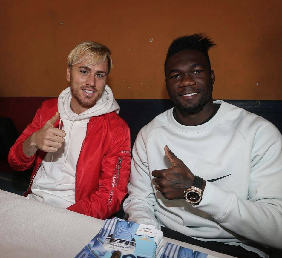 Patric and Felipe Caicedo, Source- Official S.S.Lazio