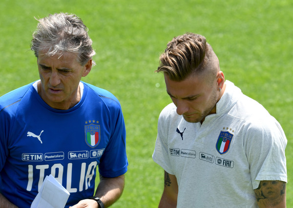Roberto Mancini and Ciro Immobile, Source- Getty Images