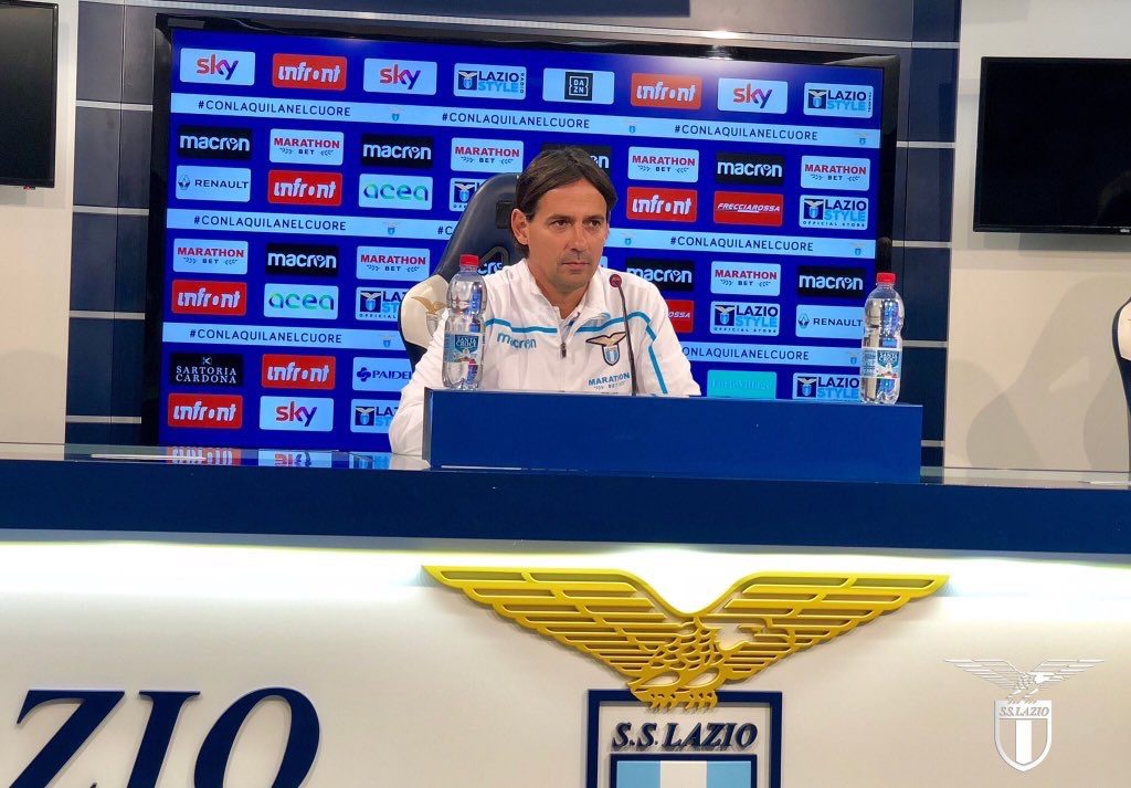 S.S. Lazio / Press Conference / Presser / Simone Inzaghi