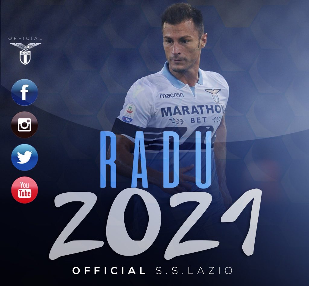 Stefan Radu, Source- Official S.S.Lazio
