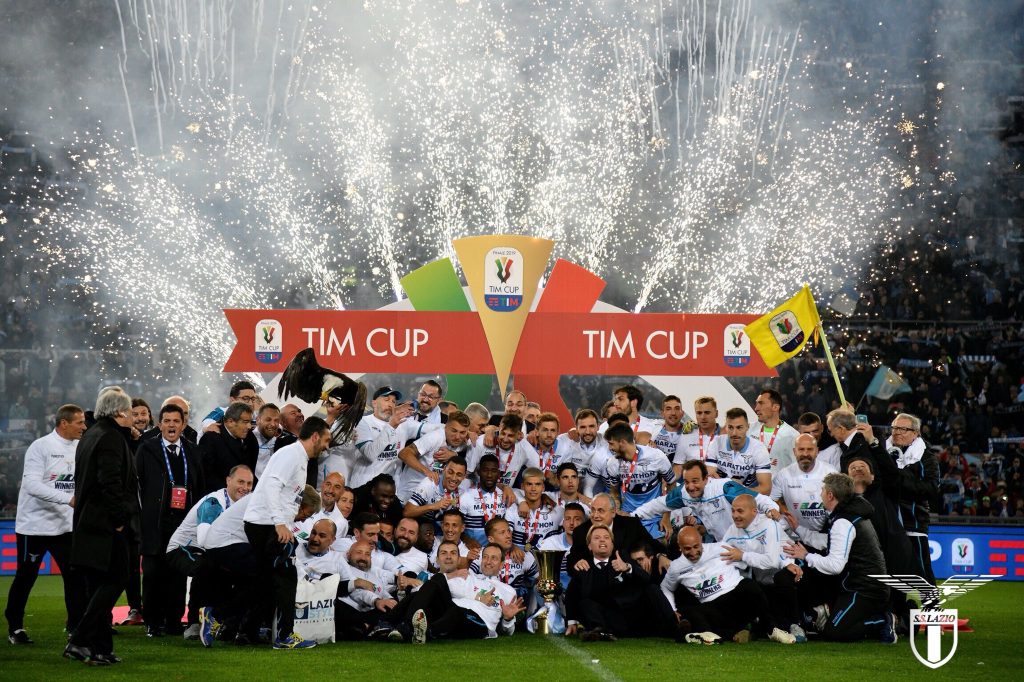 Lazio 2018/19 Coppa Italia Winners, Source- Official S.S.Lazio