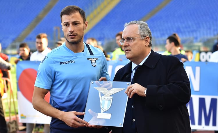 Stefan Radu and Claudio Lotito, Source- Sportface.it