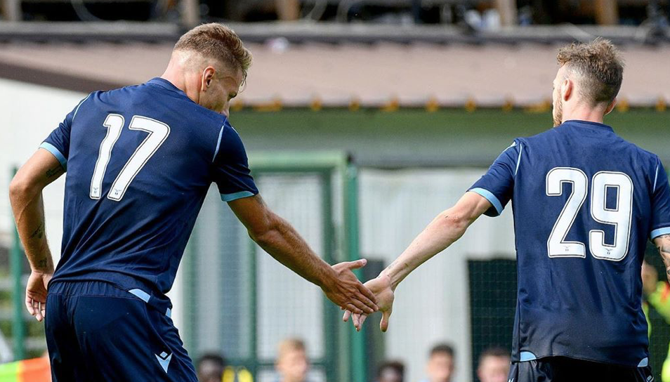 Ciro Immobile and Manuel Lazzari, Source- Official S.S.Lazio