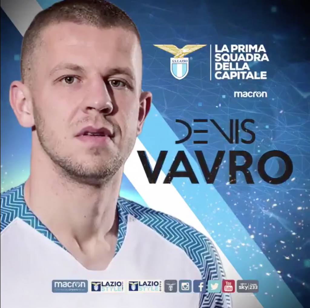 Denis Vavro, Source- Official S.S.Lazio