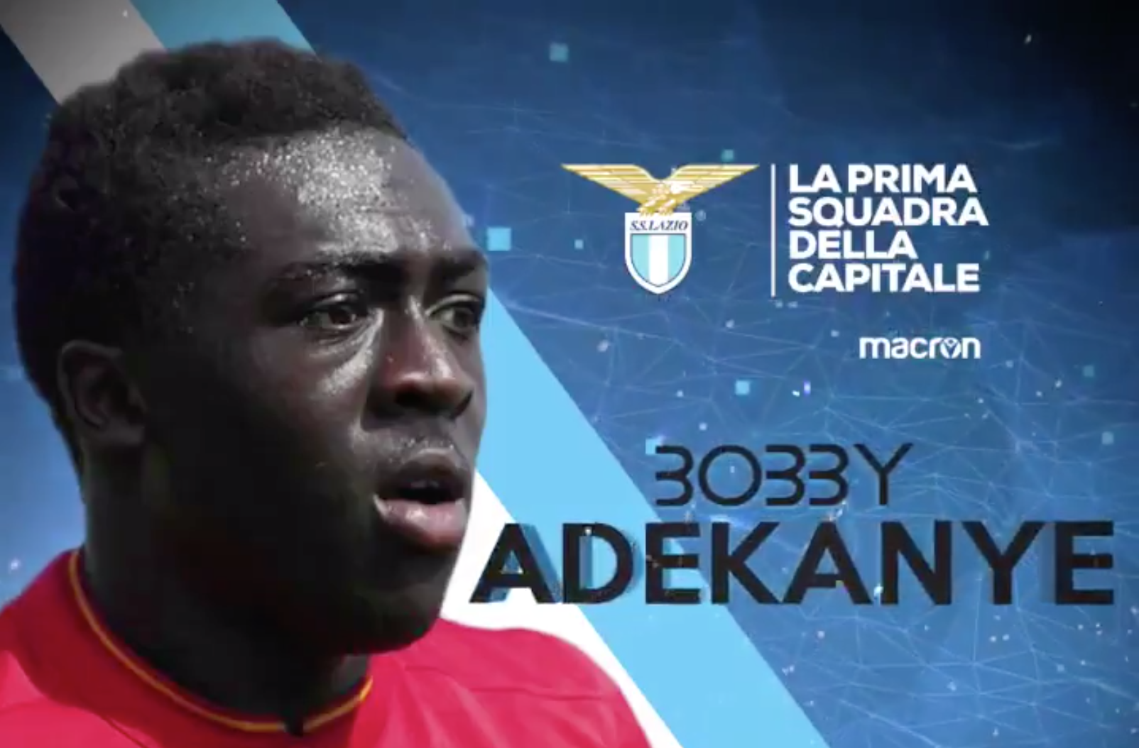 Bobby Adekanye, Source- Official S.S.Lazio