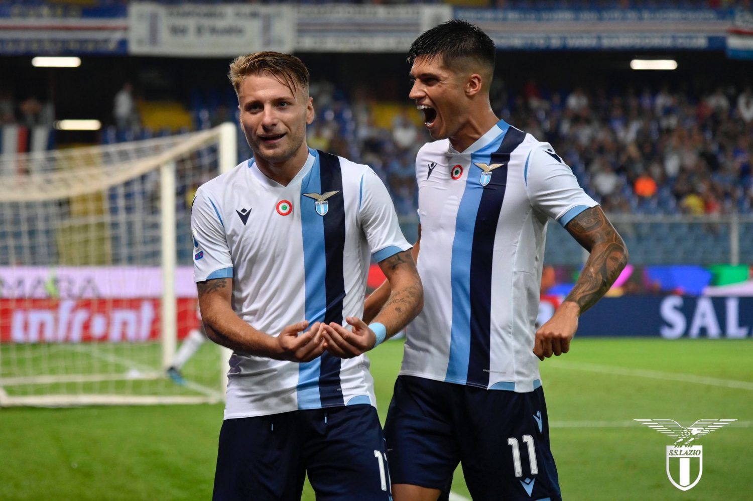 Ciro Immobile and Joaquin Correa, Source- Official S.S.Lazio