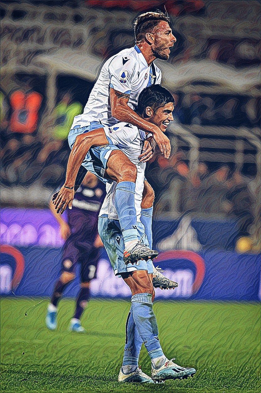 Ciro Immobile and Joaquin Correa, Source- @MattyLewis11