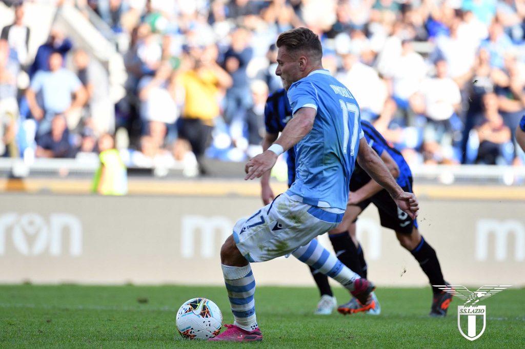 Ciro Immobile in Lazio vs Atalanta, Source- Official SS Lazio