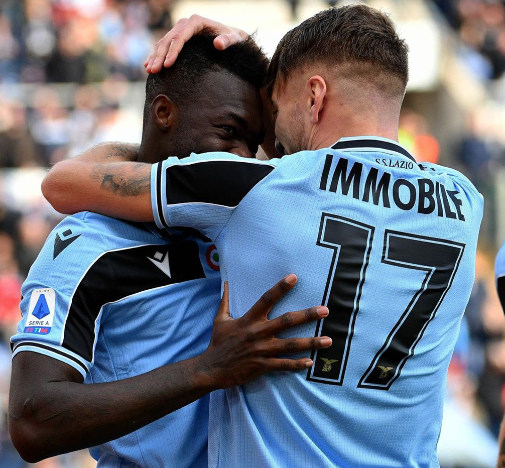 Ciro Immobile and Felipe Caicedo, Source- Official S.S.Lazio