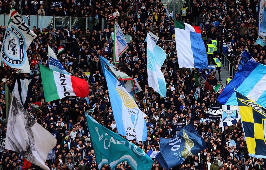 Lazio Choreography at the Stadio Olimpico, Source- Official S.S. Lazio