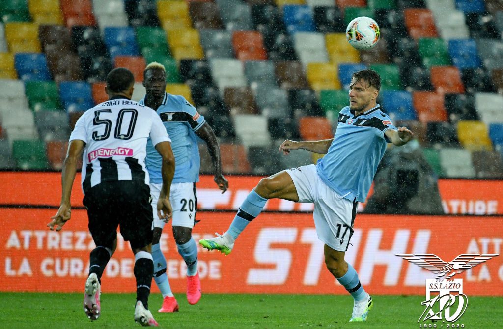 Ciro Immobile, Felipe Caicedo, and Rodrigo Becao During Udinese vs Lazio, Source- Official S.S. Lazio