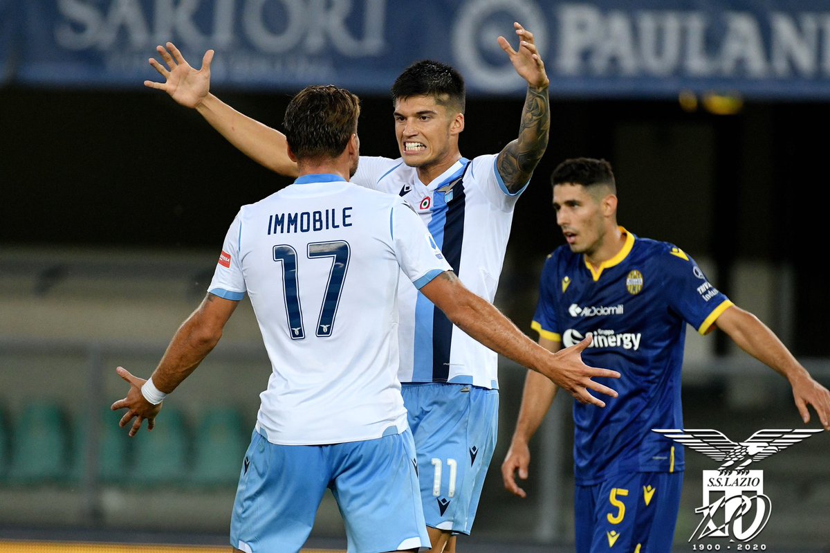 2019/20 Serie A, Matchday 36: Ciro Immobile and Joaquin Correa During Hellas Verona vs Lazio, Source- Official S.S. Lazio