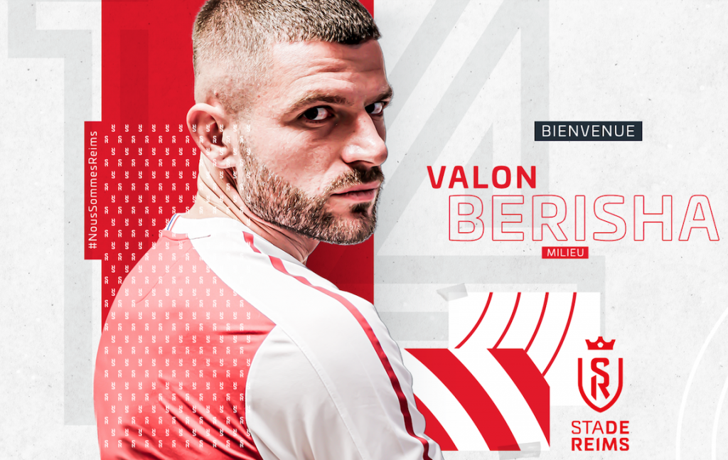 Valon Berisha Joins Stade de Reims, Source- Stade de Reims