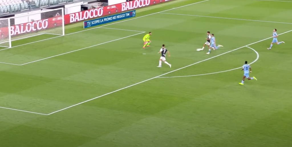 2019/20 Serie A, Matchday 34, Juventus vs Lazio: Paulo Dybala Passes to Cristiano Ronaldo