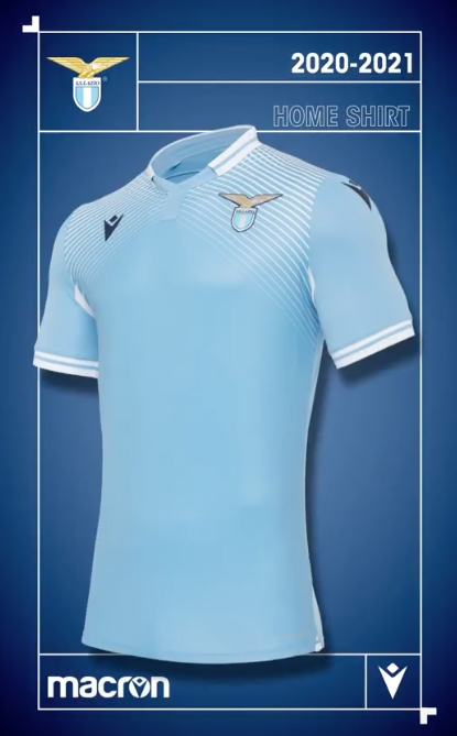 S.S. Lazio 2020/21 Home Kit, Source- Official S.S. Lazio