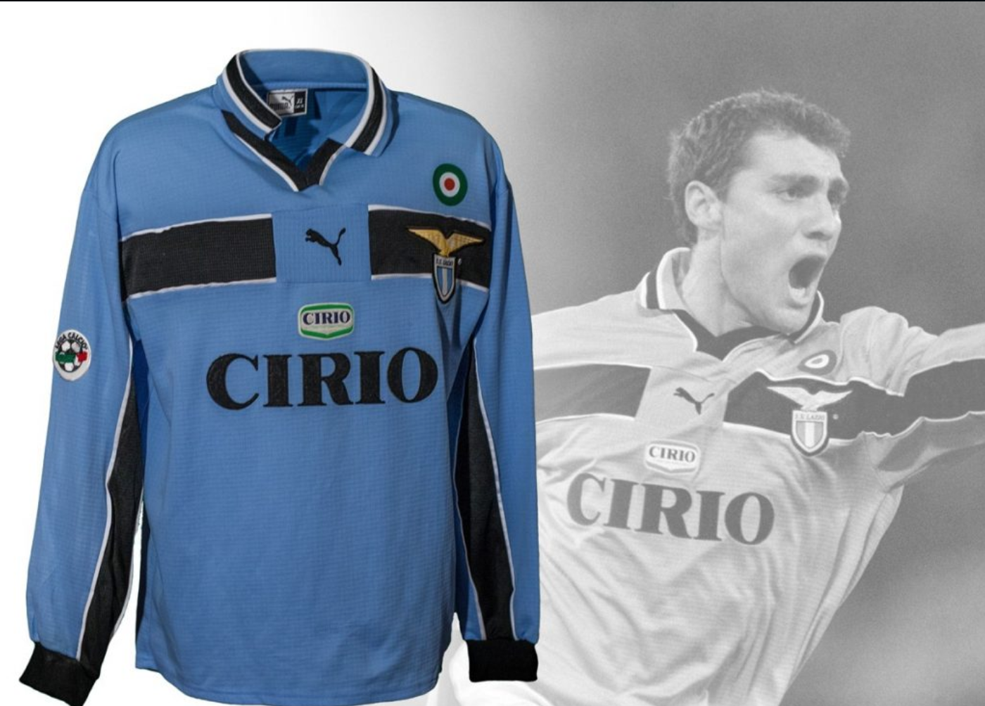 S.S. Lazio 1998/99 Home Kit, Source- S.S. Lazio Museum
