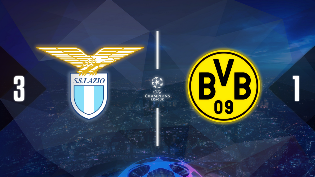 2020/21 UEFA Champions League, Lazio 3-1 Borussia Dortmund