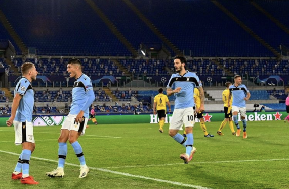 S.S. Lazio Celebrate / UEFA Champions League