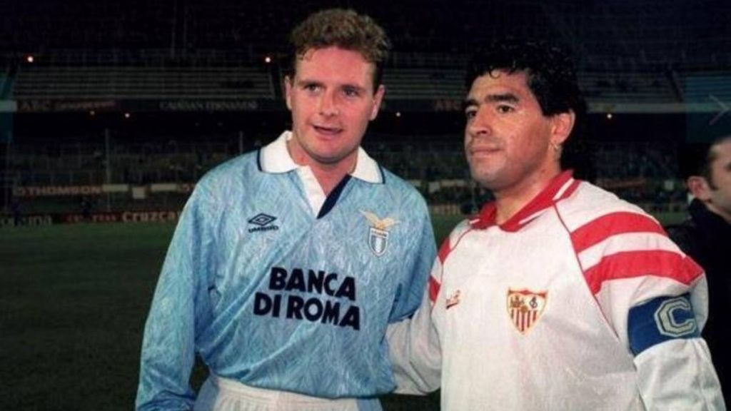 Paul Gascoigne & Diego Maradona / S.S. Lazio & Sevilla FC
