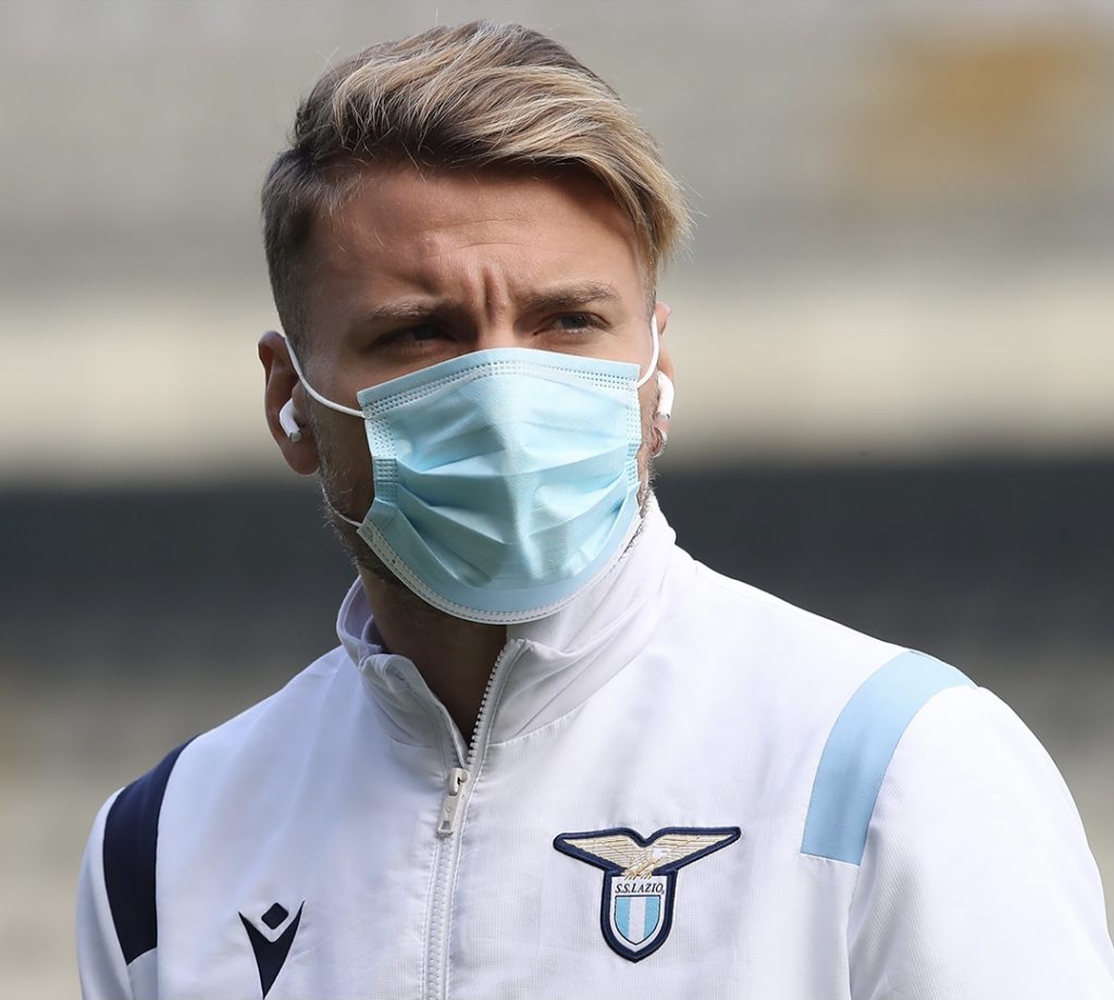 Lazio Striker Ciro Immobile Takes Two COVID 19 Tests Privately