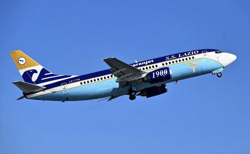 Lazio's Personalized Private Boeing 737-300