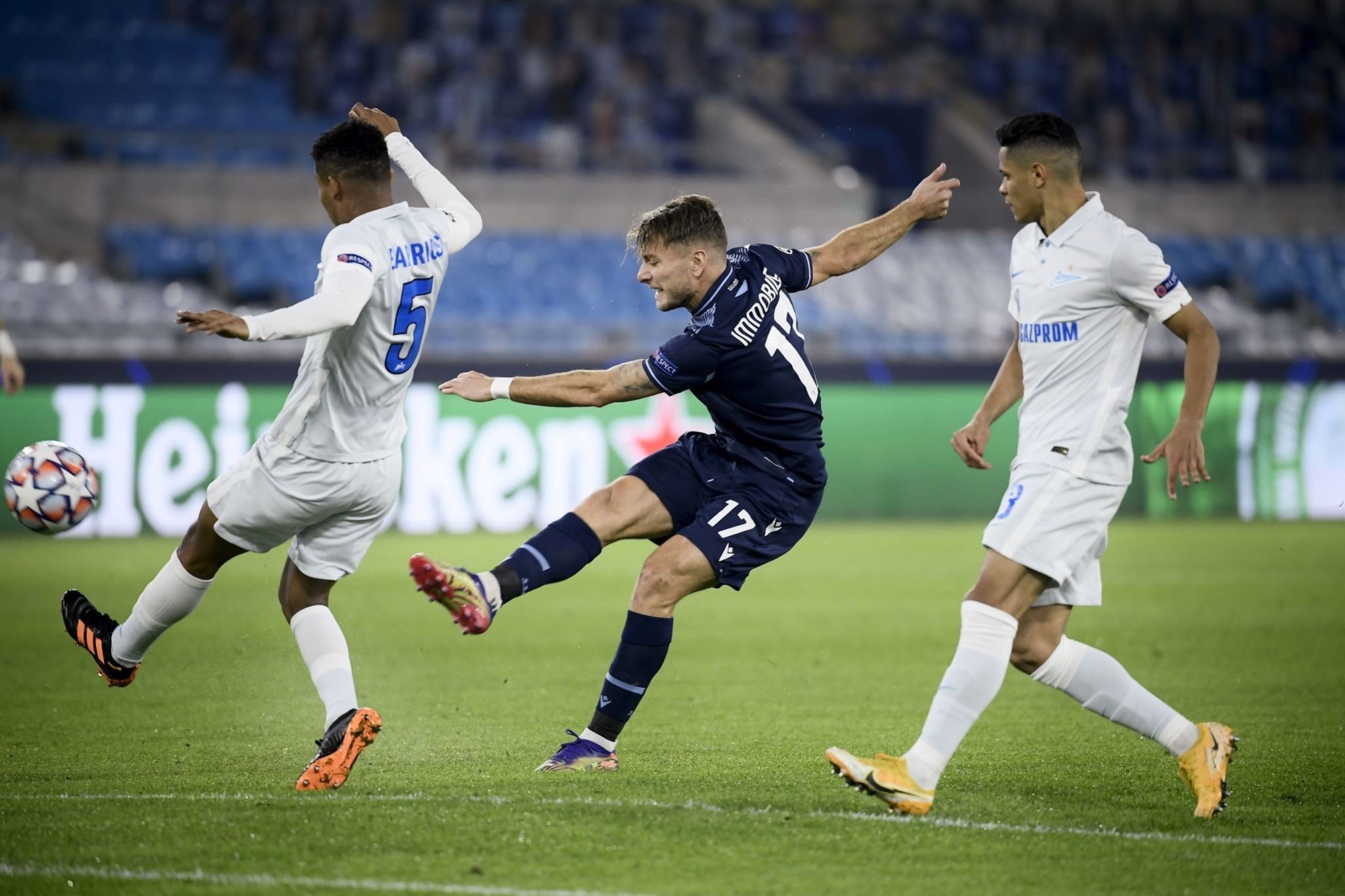 Ciro Immobile / S.S. Lazio vs Zenit / UEFA Champions League