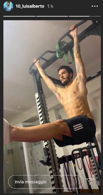 Luis Alberto Instagram story training