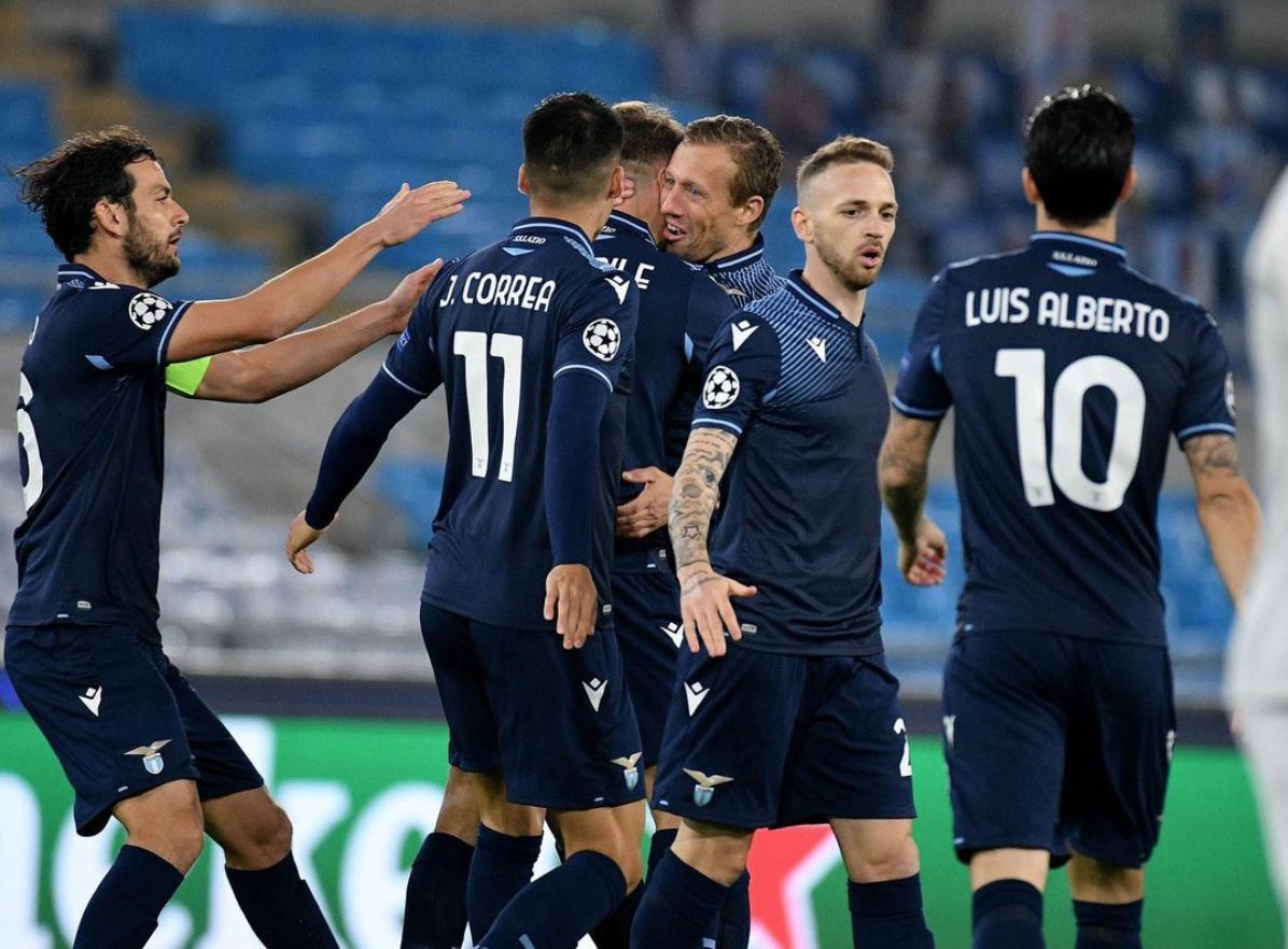 Lazio Celebrate/ S.S. Lazio vs Zenit / UEFA Champions League