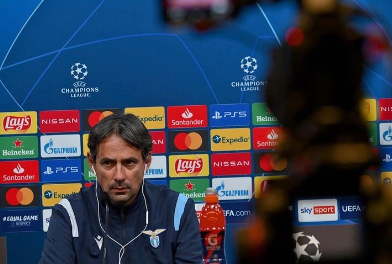 S.S. Lazio / Press Conference / Presser / Simone Inzaghi / UEFA Champions League