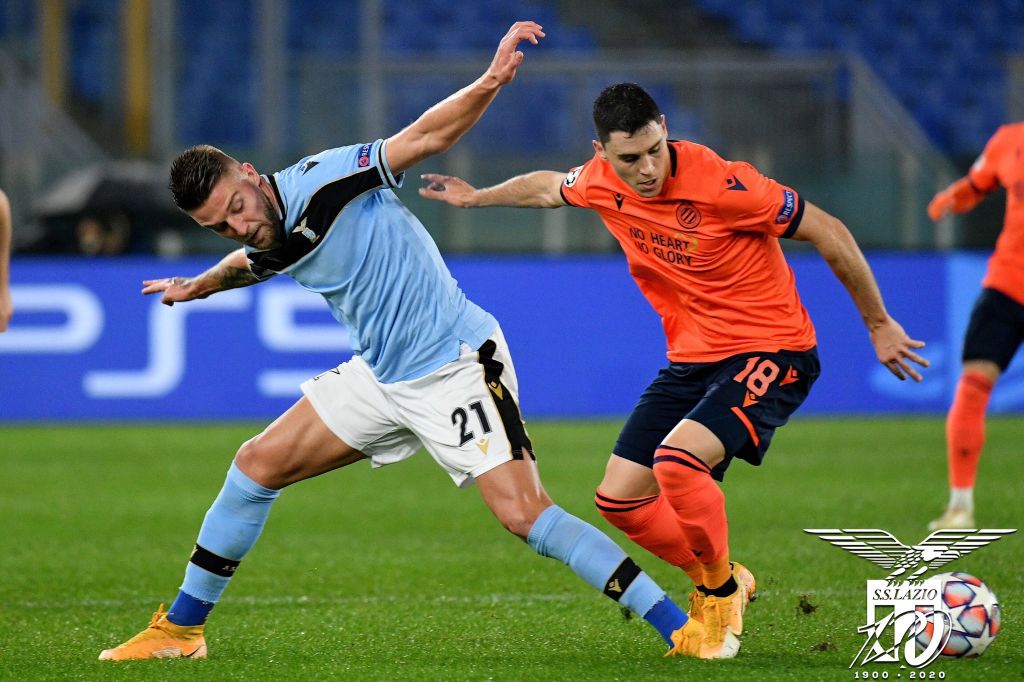 Sergej Milinkovic-Savic / Lazio vs Club Brugge / UEFA Champions League