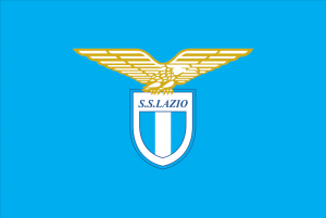 lazio logo light blue background