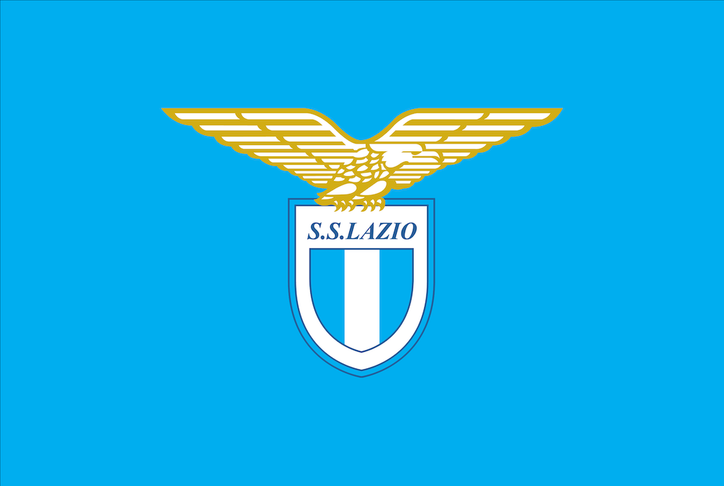lazio logo light blue background