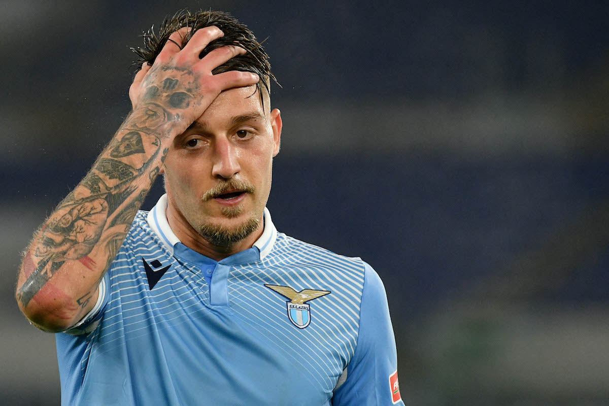 Joaquin Correa of SS Lazio tattoo detail during the Serie A match