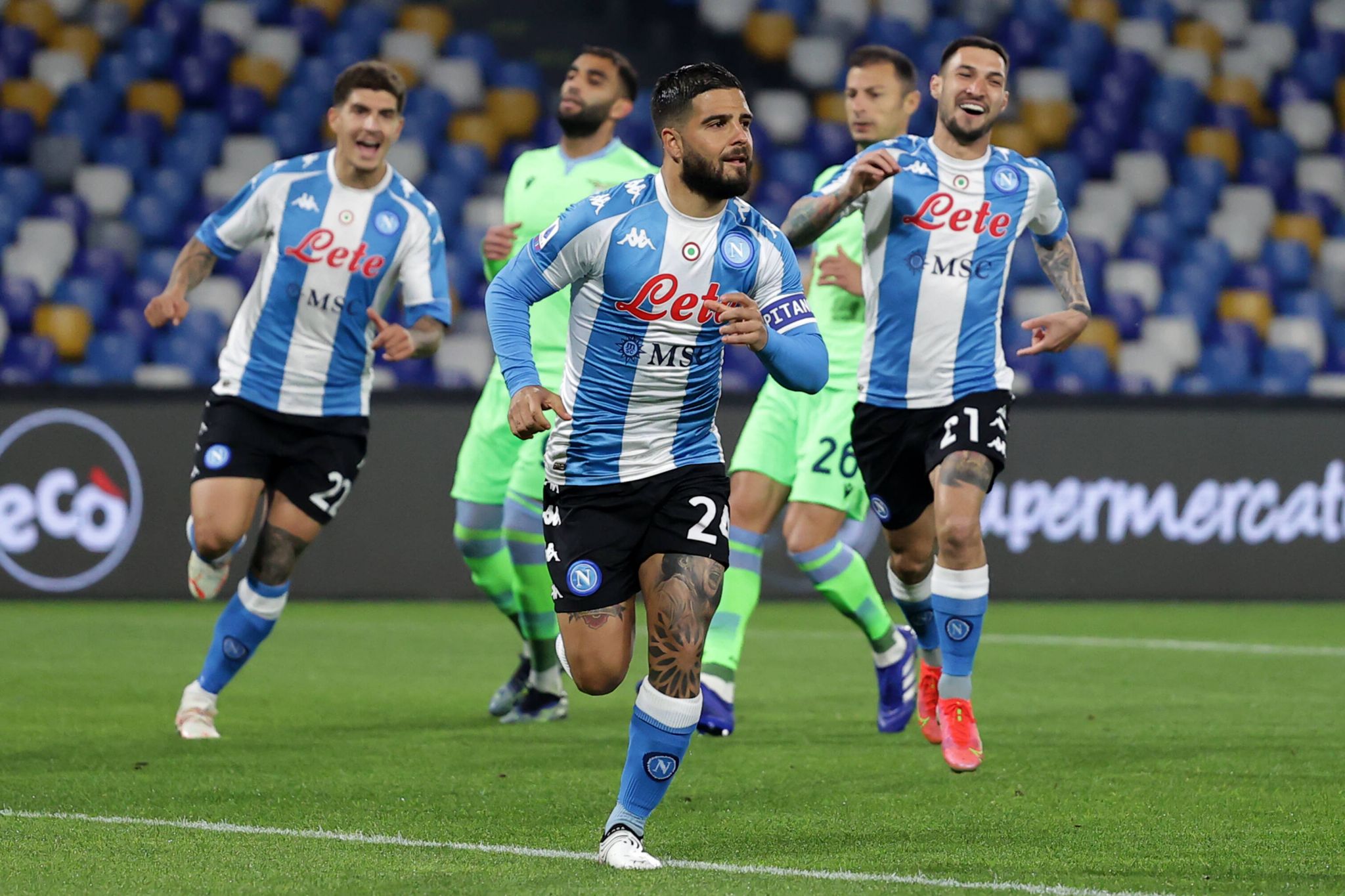 Napoli Defeat Lazio 5-2 to End the Biancocelesti's Five-Match Winning ...
