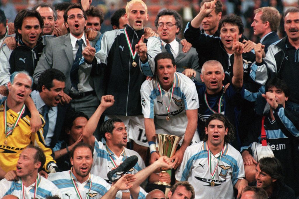 Lazio's Coppa Italia victory 1999/2000