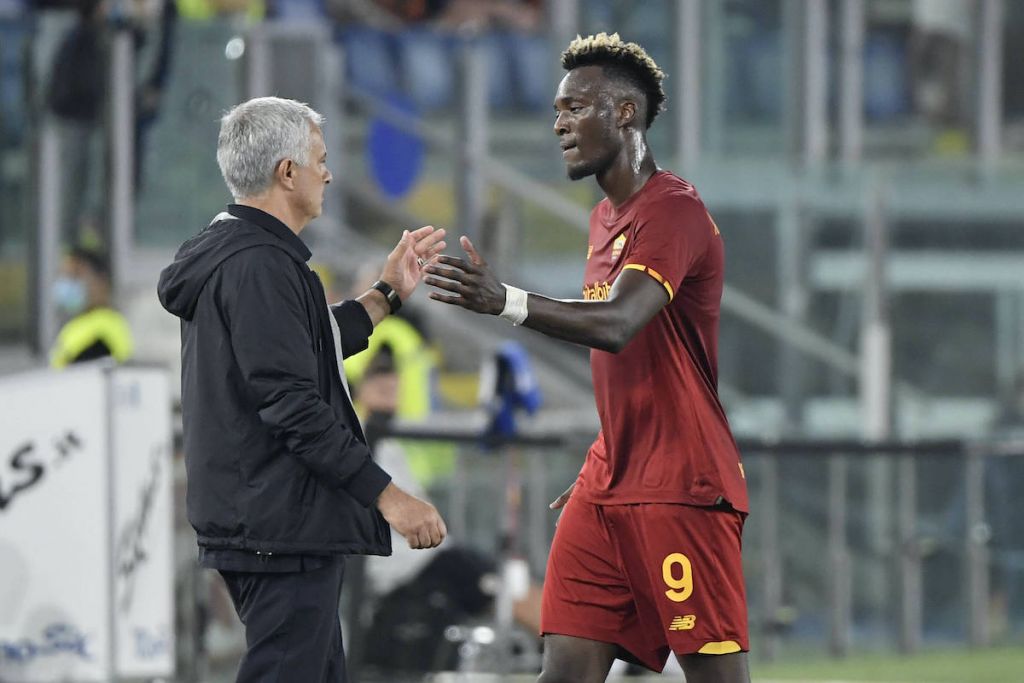 Tammy Abraham & Jose Mourinho / Roma