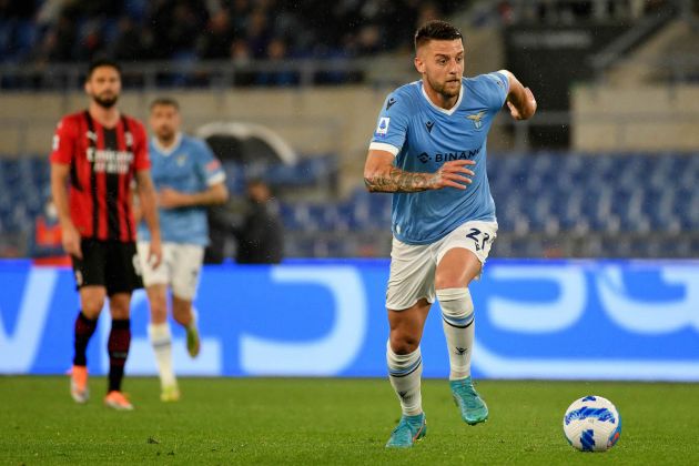 Sergej Milinkovic-Savic Serie A match between SS Lazio and AC Milan at the Stadio Olimpico in Rome. Rome, 24 April 2022 © Marco Rosi / Fotonotizia